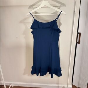 Altar’d State Blue Ruffle Dress